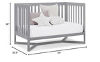 Delta Children Tribeca 4-in-1 Baby Convertible Crib, Grey