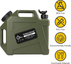 COOZMENT 3.2 Gallon/5 Gallon Water Containers with Spigot, BPA Free Water Jug, Military Green Water Tank, Multifunction Water Storage Containers for Camping Outdoor Hiking,Emergency Storage