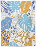 ICMOLYYENLO Tropical Palm Leaves Wall Tapestry, Wall Art for Room Decoration Beautiful Wall Hanging for Bedroom Living Room Dormitory Apartment 60x80 Inch