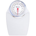 Adamson A24 Scales for Body Weight - Up to 350 LB - New - Anti-Skid Rubber Surface Extra Large Numbers - High Precision Bathroom Scale Analog - Durable with 20-Year Assurance - White
