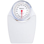 Adamson A24 Scales for Body Weight - Up to 350 LB - New - Anti-Skid Rubber Surface Extra Large Numbers - High Precision Bathroom Scale Analog - Durable with 20-Year Assurance - White