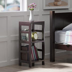 Winsome Leo Model Name Shelving, Tall, Espresso