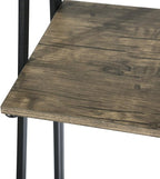 FurniturerR Folding Computer Desk 39.4'' Inch Foldable Home Office Writing Desk Student Study Modern Wooden Desk Laptop Desk Sturdy Work PC Table (Brown, 39.4 x 19.7 x 50.2 inches)