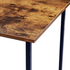 Anivia 68.9" Reversible L Shaped Desk with Storage Shelves - Corner Computer Desks Gaming Table Workstation for Home Office, Writing, Study, Caramel Brown