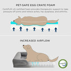 Bedsure Orthopedic Dog Bed for Extra Large Dogs - XL Washable Dog Sofa Beds Large, Supportive Foam Pet Couch Bed with Removable Washable Cover, Waterproof Lining and Nonskid Bottom, Blue