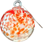 Dale Tiffany Hand Blown Glass, 8" Diameter Nova, Tree of Life Collection, Witch Globe Hanging Garden Indoor/Outdoor Decorative Ornament Gazing Ball