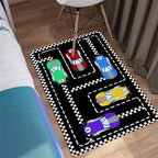 Car Rug Race Car Rug Car Track Rugs for Boys Race Track Carpet Race Car Track Rug Car Rug for Boys Room Car Rug Play Mat Car Carpet for Kids Rugs for Boys Bedroom,Black 2'×3'