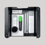 Under Desk Storage Shelf Under Desk Drawer Storage for Sit Stand Desk, Table, Gaming Desk, Workstations Under Desk Organizer Adds Tray for Home and Office(Black)