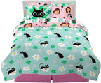 Skydance Luck Kids Bedding Super Soft Comforter and Sheet Set with Sham, 7 Piece Full Size, By Franco