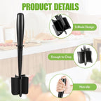 5 Curved Blades Meat Chopper for Ground Beef Hamburger Turkey | Heat-Resistant Ground Beef Masher, Mix and Chop Meat Chopper, Non-Slip and Ergonomic Meat Masher