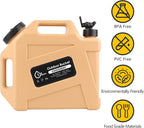 COOZMENT 3.2 Gallon/5 Gallon Water Containers with Spigot, BPA Free Water Jug, Military Green Water Tank, Multifunction Water Storage Containers for Camping Outdoor Hiking,Emergency Storage