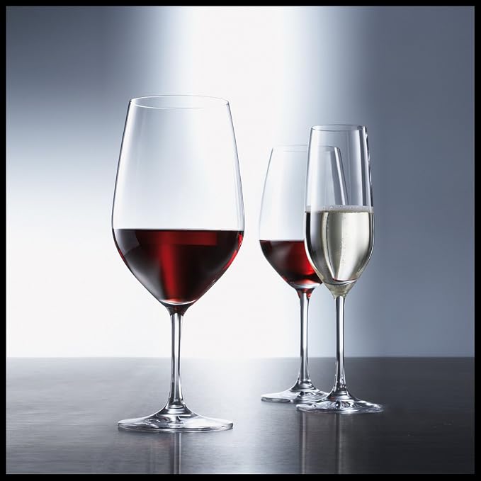 Schott Zwiesel Tritan Crystal Glass Forte Stemware Collection Claret Goblet Red Wine Glass, 21.1-Ounce, Set of 6
