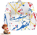 Cuddly Toddler Chair, Kids Snuggly-Soft armchair,Kids Sofa Chair with Washable and Removable Cover,Toddler Foam Chair with Friendly Carrying Handle, Reading Couch for Boys and Girls