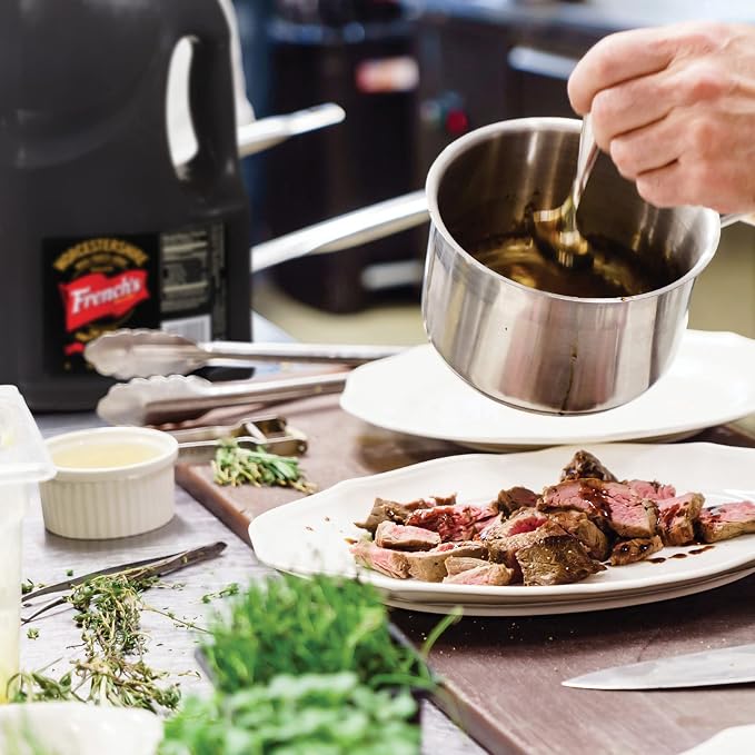 French's Worcestershire Sauce, 1 gal - One Gallon Container of Gluten-Free Worcestershire Sauce, Perfect as Meat Tenderizer, Marinades, Sauces and More