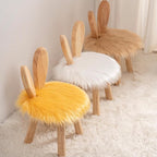 Wooden Toddler Chair Rabbit Stool Suitable for A Variety of Color Rest Stool for Any Room Decoration Game Room Cute Chair
