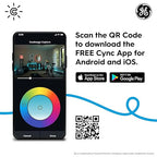 GE CYNC Smart Light Switch, Paddle Style, Neutral Wire Required, Bluetooth and 2.4 GHz Wi-Fi 4-Wire Switch, Compatible with Alexa and Google (6 Pack), White
