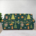 FKELYI Christmas Tree Sofa Couch Cover Comfortable Furniture Protector with Elastic Bottom Stretch Sofa Slipcover for Living Room L