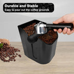 HOMEE Espresso Knock Box Coffee Knock Box Shock-Absorbent Durable Non-Slip Base Espresso Machine Accessories Espresso Dump Bin