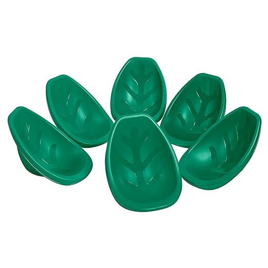 ECR4Kids Leaf Floor Seat, Rocker Chair, Green, 6-Piece