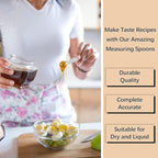 5PCS 1/4tsp (1.25ml) Single Measuring Spoon, Stainless Steel Individual Teaspoons Only