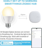 Sengled Zigbee Smart Light Bulbs, Smart Hub Required, Works with SmartThings and Echo with Built-in Hub, Voice Control with Alexa and Google Home, Soft White 60W Eqv. A19 Alexa Light Bulb, 6 Pack