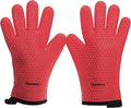 Kitchen perfection XL Silicone Smoker BBQ Gloves -Heat Resistant Oven Mitts | Waterproof, 5-Finger Design For A Better Grip, for Pitmasters, Meat Smoking, Grilling, Cooking, Frying Turkey | Grill Gift