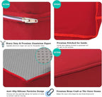 ClawsCover 14Pack Outdoor Seat and Back Cushions Replacement Covers Fit for 7Pieces 6-Seater Wicker Rattan Patio Furniture Set Sectional Couch Chair,Red-Include Cover Only (Small)