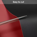 Vanity Top Protector - Can Be Used On Both Sides Waterproof and Easy to Clean Good Flatness Used for Dresser Table(Black+Wine Red 10x42)