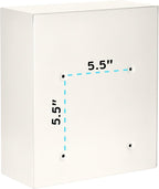 AdirOffice Wall Mount Mailbox - Mailbox with Lock and Keys- Durable Wall Mounted Locking Mailbox and Cash Drop Box for House, Apartments and Bussiness After Hours Deposits