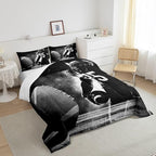 Erosebridal Football Down Comforter for Kids Boys Girls Teens Sports Theme Comforter Set Soccer Pattern Duvet Insert Football Match Bedding Set Youth Bedroom Decor Quilted with 2 Pillowcase,King