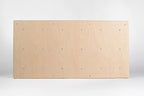 DIY Climbing Wall Panel – 47" x 23.5" Birch Plywood, Pre-Drilled T-Nuts, Textured & Paintable Surface – Indoor Home Gym & Kids Playroom Rock Wall Panel (Climbing Holds Not Included) (Natural)