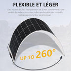 XINPUGUANG 100W Flexible Solar Panels 300w 12V Solar System Kit Monocrystalline Cell Module 30A Controller for Off Grid Solar Battery Charge for RV Boat Trailer Cabin(300W)