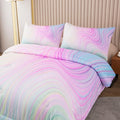 Bodhi Bed in A Bag for Girls,Kids Bedding Comforter with Sheets,Pink Queen Size Comforter Set for Girls,Girls Bedding Sets 5 PCS .(1 Comforter, 1 Flat Sheet, 1 Fitted Sheet, 2 Pillowcases)