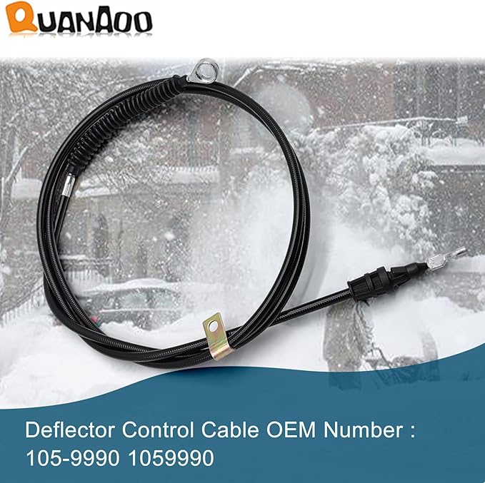 Deflector Control Cable 105-9990 for Toro Snowthrower fits Toro 26 inch Power Max 726 826 926 928 1028 1126 Snowblower