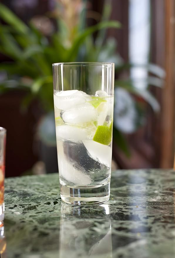 Schott Zwiesel Basic Bar Designed by World Renowned Mixologist Charles Schumann Tritan Crystal Glass, Long Drink Cocktail Glass, 12.4-Ounce, Set of 6