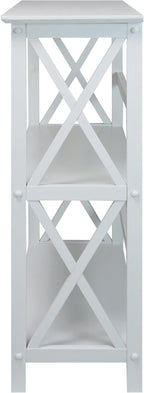 Casual Home 3-Shelf Montego Bookcase, White