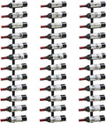Sonyabecca 3 Pack 12 Bottle Wall Wine Rack, DIY Wine Rack Wall Mounted, Wall Mounted Wine Rack,Display Holder Used as One or Four, for Kitchen, Dining Room, Bar, Wine Cellar