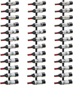 Sonyabecca 3 Pack 12 Bottle Wall Wine Rack, DIY Wine Rack Wall Mounted, Wall Mounted Wine Rack,Display Holder Used as One or Four, for Kitchen, Dining Room, Bar, Wine Cellar