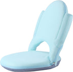 Nnewvante Floor Chair with Back Support and Armrest, 42 Angles Adjustable Washable Floor Seat, Folding Recliner with Cushion for Yoga Meditation Adults Kids Classroom Playing