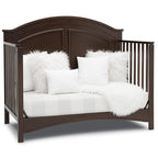 Delta Children Perry 6-in-1 Convertible Crib - Greenguard Gold Certified, Walnut Espresso