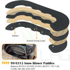 99-9313 Snow Blower Paddles with 133-5585 Scraper Replaces 125-1128 55-9250 55-9251 88-0771 for Toro 621 721 210R 421QR 621E 621QZE 621QZR 621R 621E 721QZE 721R Power Clear CCR6053 Snowthrower