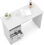 Tvilum Desk with 4 Drawers, White