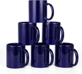 BYCNZB 12oz coffee mug set of 6 Coffee Mugs for Coffee, Tea, Cocoa, Milk（cobalto）