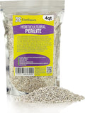 Premium Organic Perlite - (Made in Ukraine) Horticultural Soil Amendment for Indoor & Outdoor Container Plants for Drainage Management and Enhanced Growth - 4 Quart