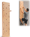 Extra-Thick Birch Climbing Peg Board for Wall Mounting, Heavy-Duty Wooden Climbing Board with Beech Grips & Rock Climbing Hold Inserts for Indoor Home Gym