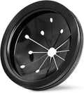 Black 3-Inch Garbage Disposal Splash Guard - Kitchen Sink Baffle Covers for Whirlaway, Waste King and GE Models - Rubber Drain Cover Disposal and Splash Protection, Garbage Disposals and Parts