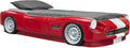 Step2 Roadster Toddler-to-Twin Bed, Crib to Twin Transition Race Car Bed, Adjustable, Ages 3+ Years Old, Easy Assembly, Red