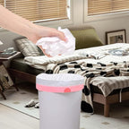 13 Gallon Trash Bags Drawstring, Pack of 20, Garbage Bags, 1.99Mil Thickness, 63x70cm, 16.8g/pcs, Unscented, Black