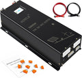 WZRELB 5000W Split Phase Pure Sine Wave Inverter,48V DC to AC 120V 240V, 4 Outlets, Hardwire Terminal,High Efficiency up to 91.6%