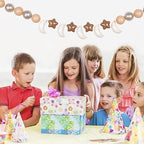 GOGOSO Ball Pit Balls Stars Moon Shapes Plastic Pitballs for Toddler Play Tent Baby Photo Props Kids Pool Water Toys Kiddie Pool Party Decor, Coffee+Beige Mix Cream Colors +Pearl Colors,100PCS